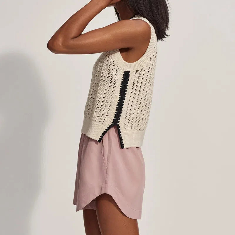Varley Delaney Knit Vest - Birch