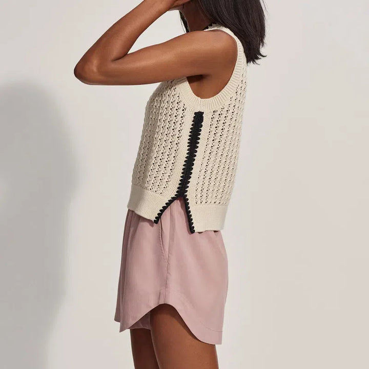 Varley Delaney Knit Vest - Birch