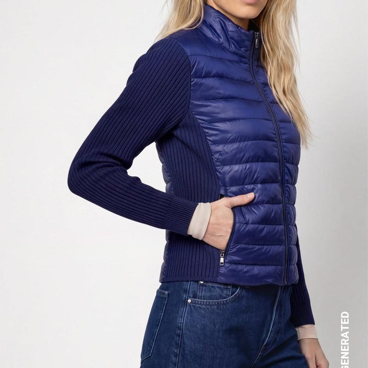Monari Quilted Jacket - Navy