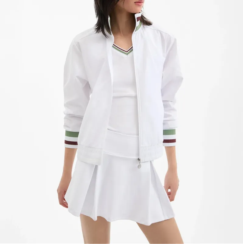 Veronica Beard Volley Track Jacket - White