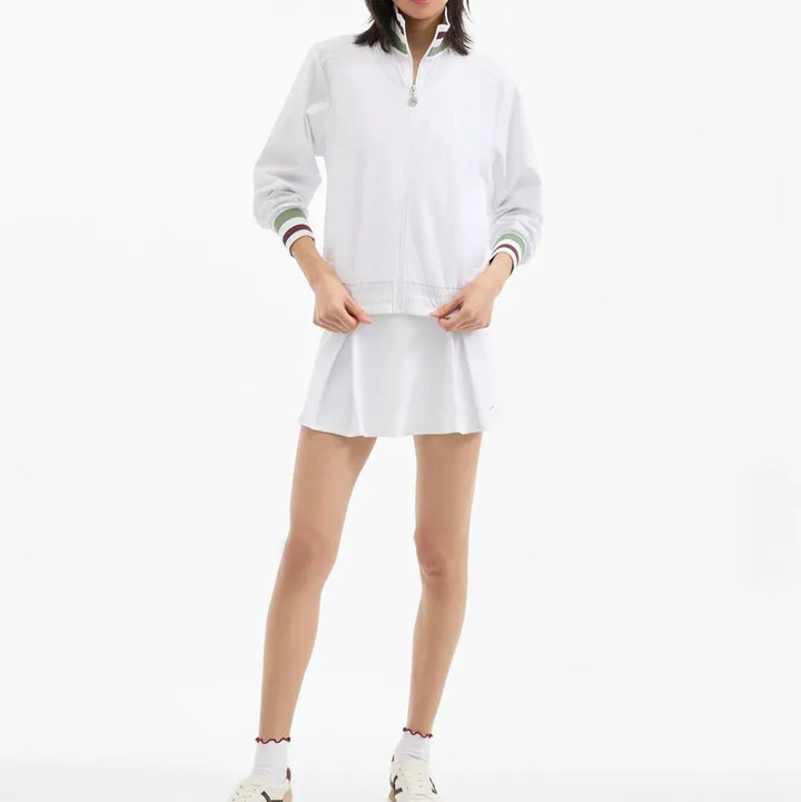 Veronica Beard Volley Track Jacket - White