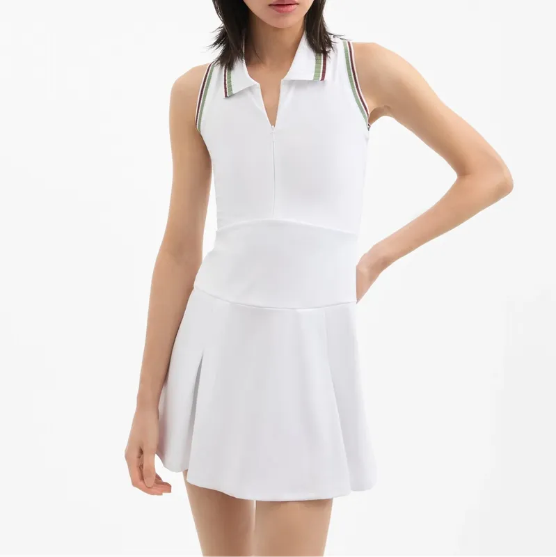 Veronica Beard Ace Pleated Dress - White