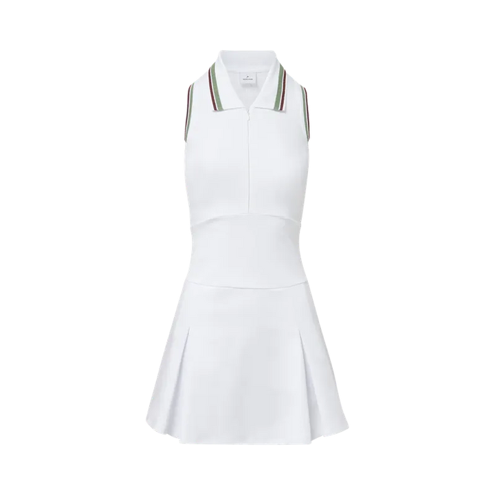 Veronica Beard Ace Pleated Dress - White