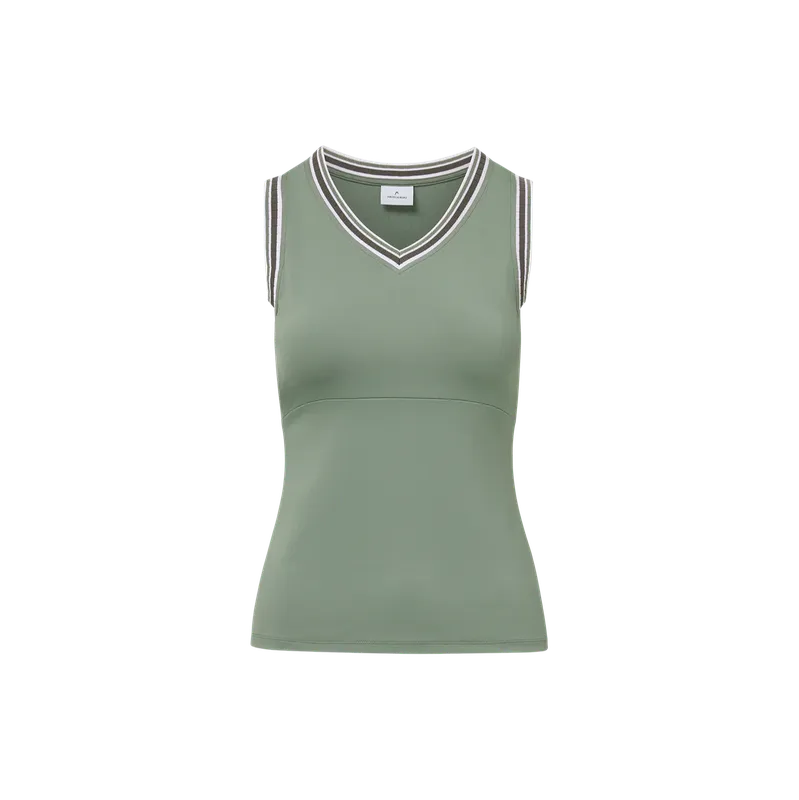 Veronica Beard Spin S/L Tank - Thyme