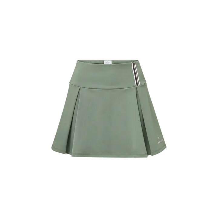 Veronica Beard Deuce Pleated Skort - Thyme