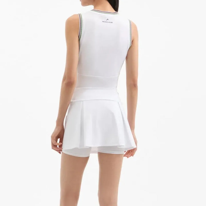 Veronica Beard Deuce Pleated Skort - White