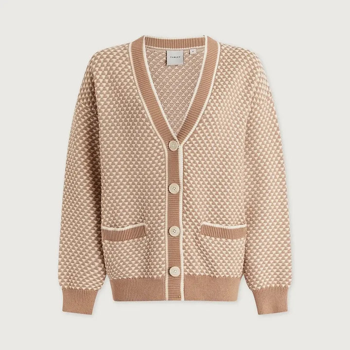 Varley Tarran Knit Cardigan - Taupe