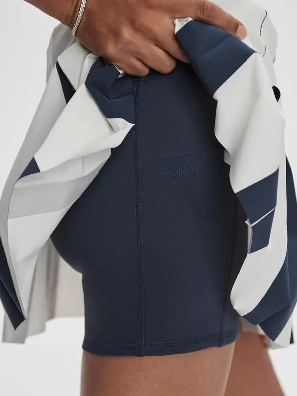 Varley Bronte 2 in 1 Skort - White/Blue Nights