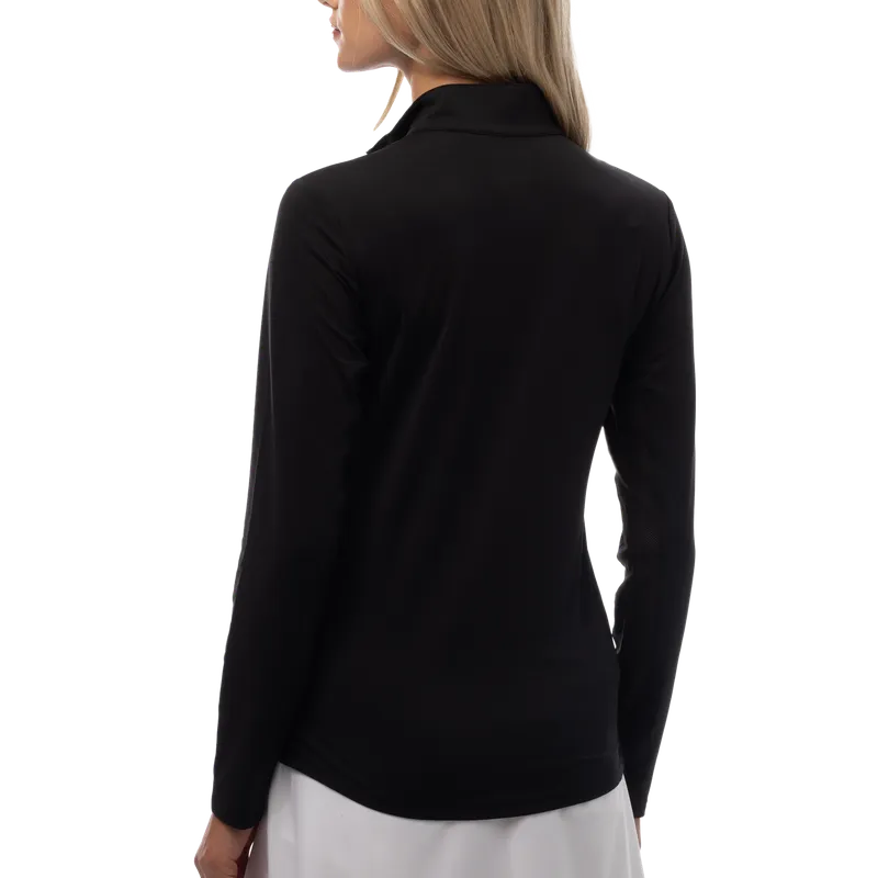 SanSoleil Sunglow L/S Mock - Black