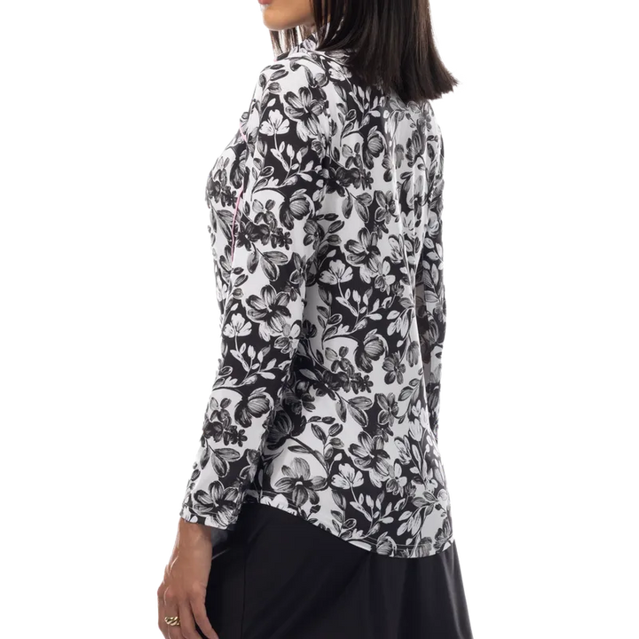 SanSoleil SolCool Jardin Mock - Black/Pink