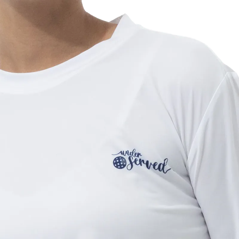 SanSoleil Sunglow Racquets L/S T-Shirt - White