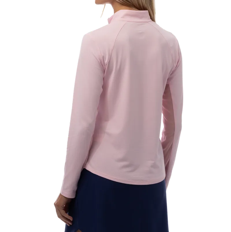 SanSoleil Soltek Lux L/S Mock - Ballet Pink