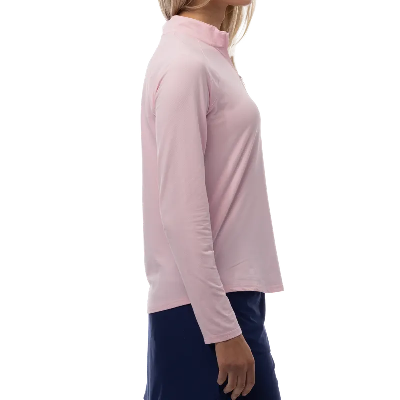 SanSoleil Soltek Lux L/S Mock - Ballet Pink