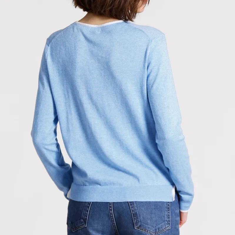 Minnie Rose Lightweight Cardigan - Celestial Blue