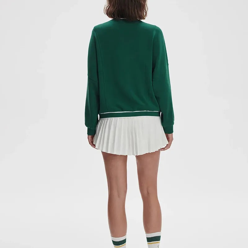 Varley Decker Off Court Cardigan - Forest Green