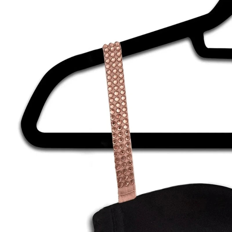 strap-its Basic Convertible Bra - Nude/Crystal strap