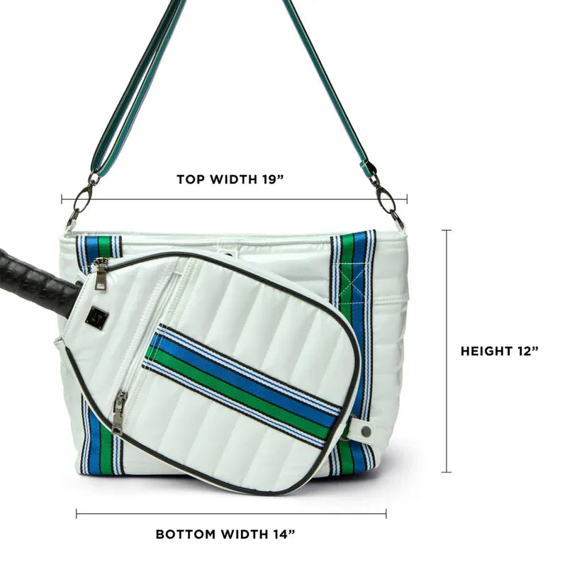 Think Royln Ace of the Court Pickleball Bag - White