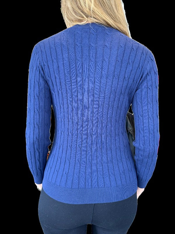 Alashan Cashmere April V-Neck Sweater - Midnight