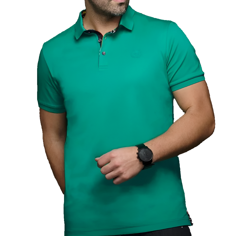 Au Noir Men's Eagle Polo - Kelly Green