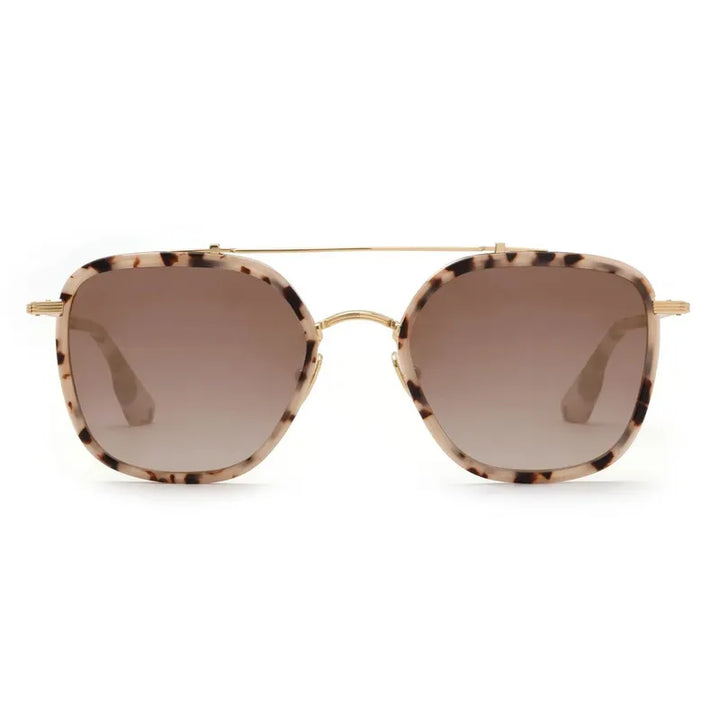 Krewe Austin Sunglasses - 24K Titanium/Oyster