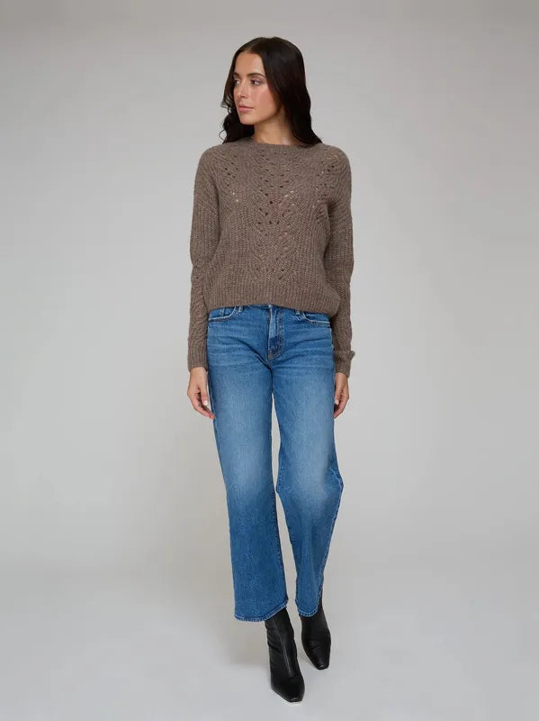 Autumn Cashmere Raglan Links Sweater - Rye