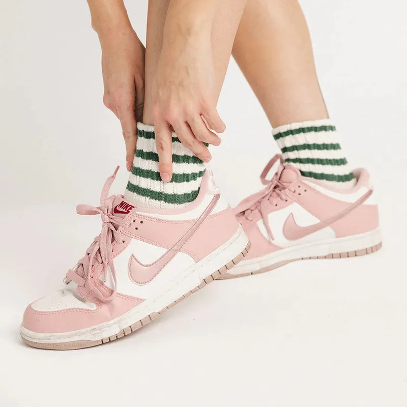 Fore All Capri Stripe Sock - Green