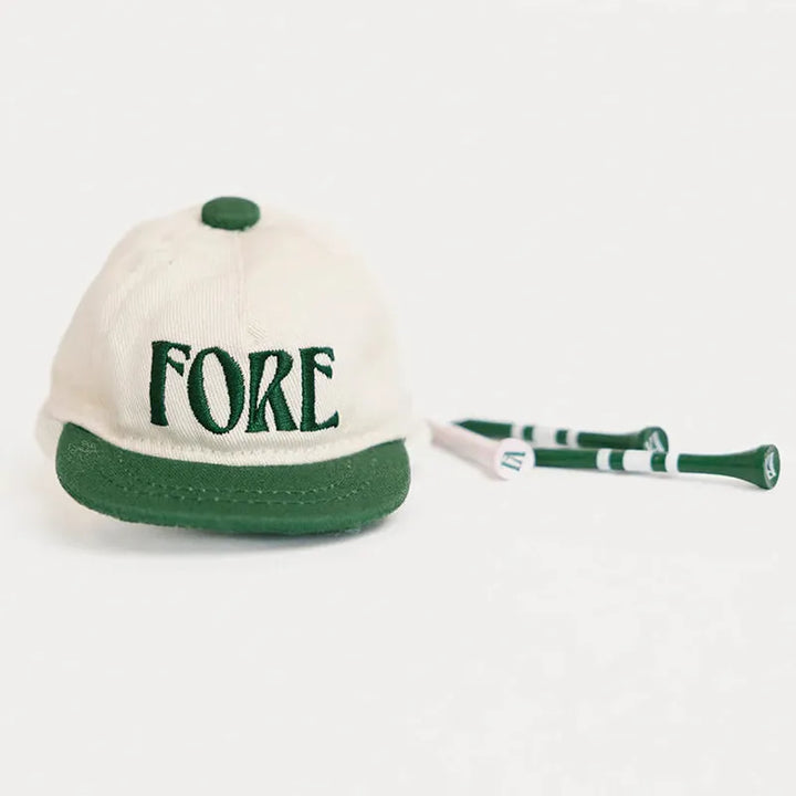 Fore All Hat Bag Charm - White/Green