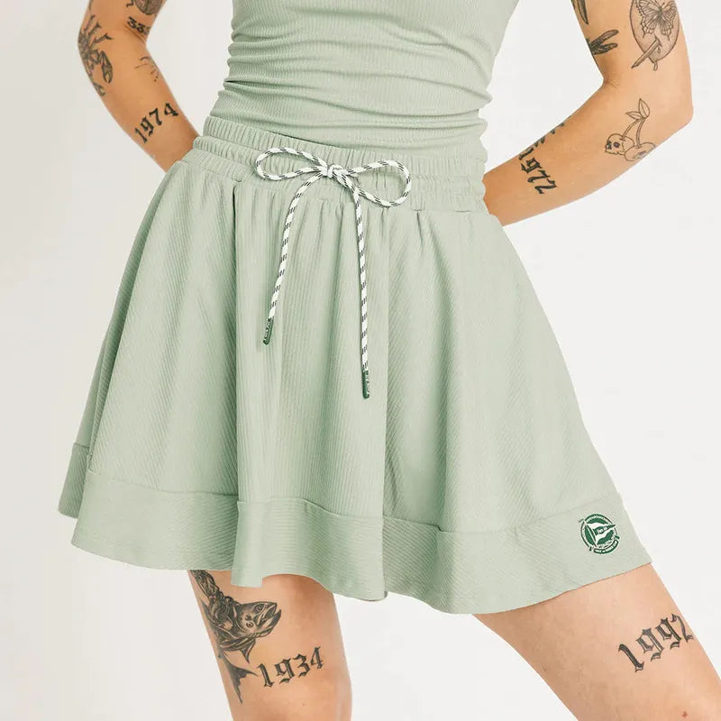 Fore All Riptide Skirt - Sea Green