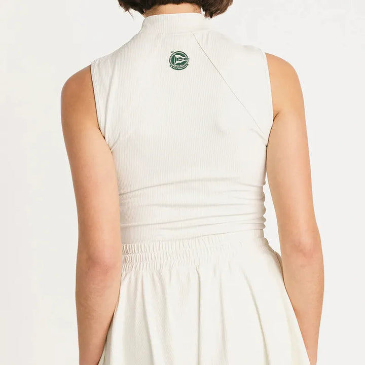 Fore All Riptide Mock Top - Cream