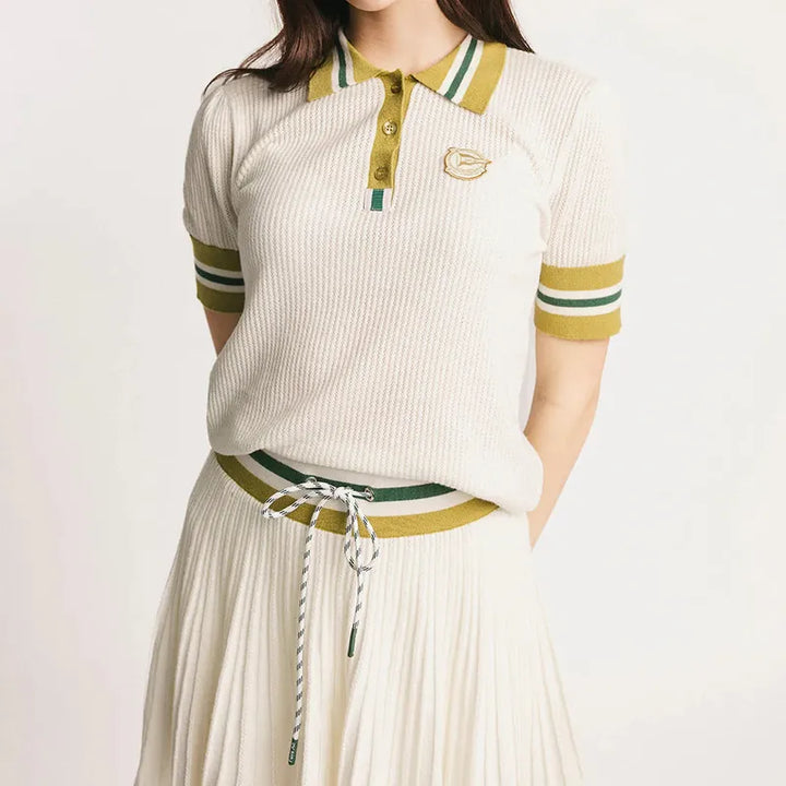 Fore All Coastal Polo - Cream Sugar