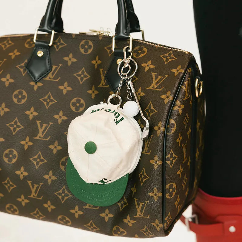 Fore All Hat Bag Charm - White/Green
