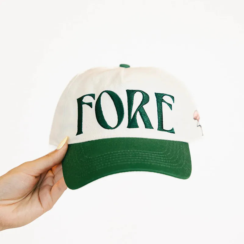 Fore All Fore Hat - White/Green