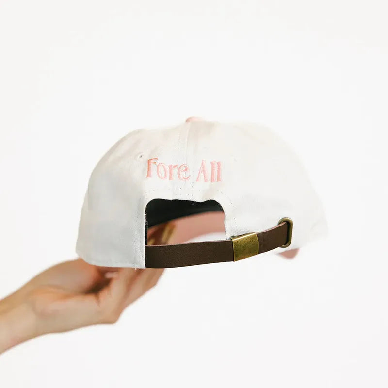 Fore All Fore Hat - White/Pink
