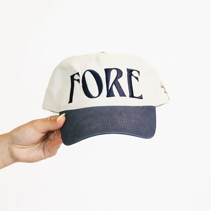 Fore All Fore Hat - White/Indigo