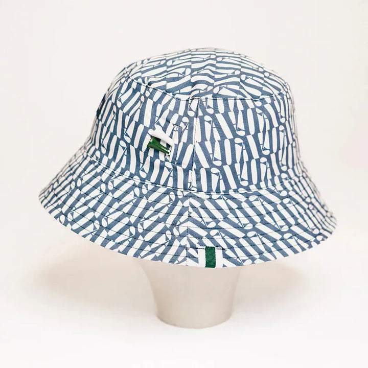 Fore All Austi Bucket Hat - Indigo/White Check