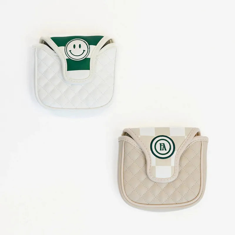 Fore All Mandy Mallet Cover - Sand/White Check