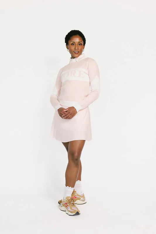 Fore All Fore Sweater - Pink/White