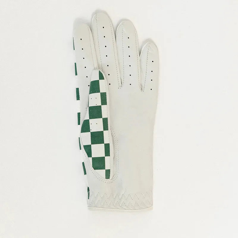 Fore All Check Me Out Glove - Green/White
