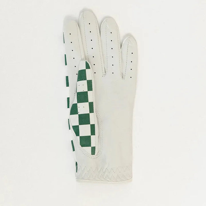 Fore All Check Me Out Glove - Green/White