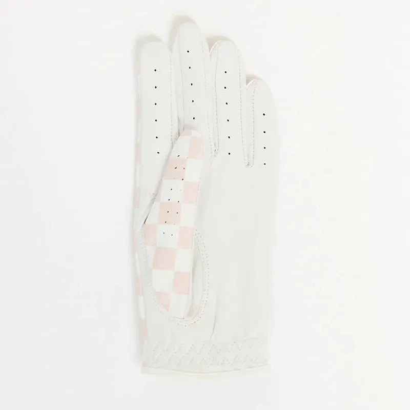 Fore All Check Me Out Glove - Pink/White