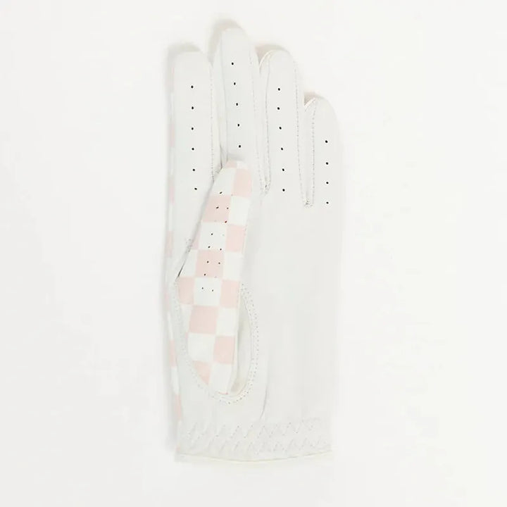 Fore All Check Me Out Glove - Pink/White