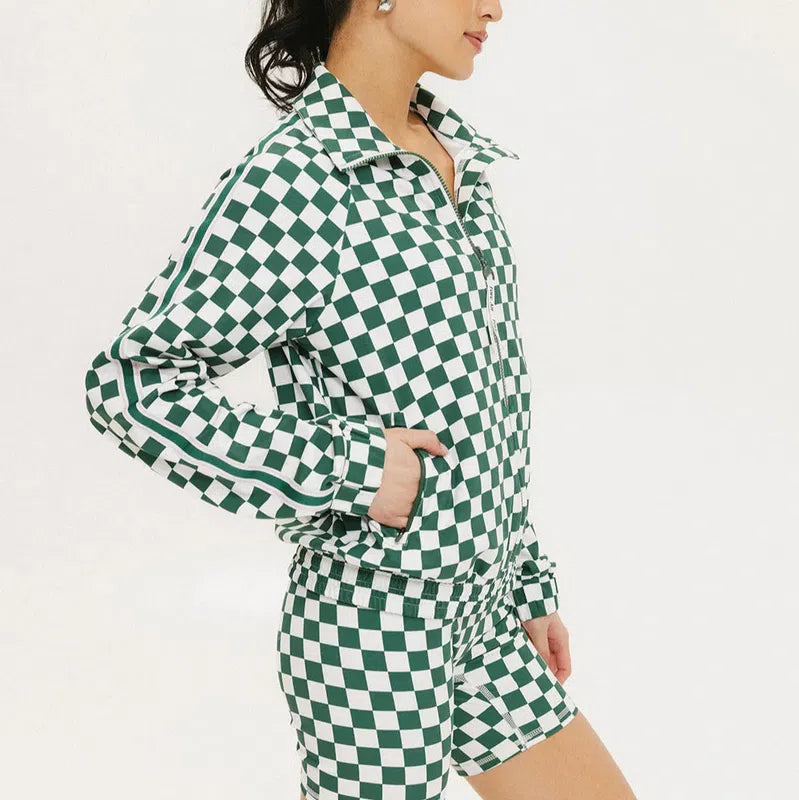 Fore All Lyla Jacket - Green/White