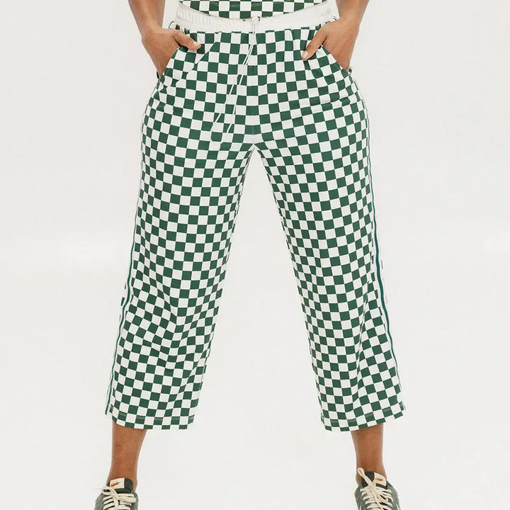Fore All Bronson Pants - Green/White Check