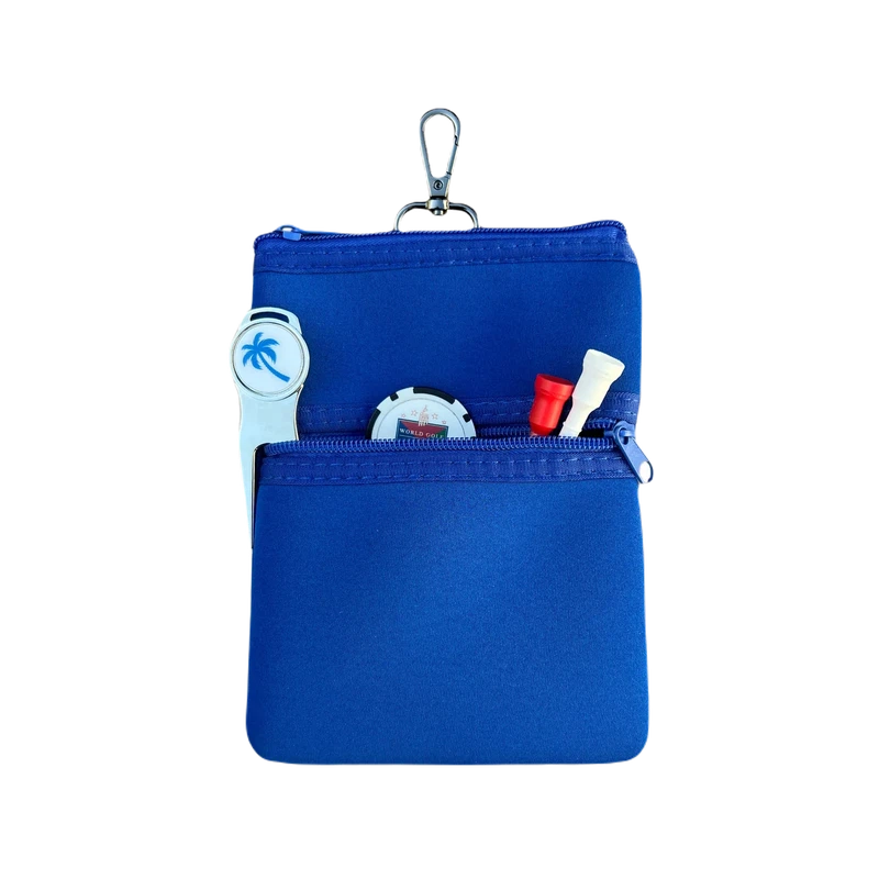 Best Of Golf Double Zipper Pouch