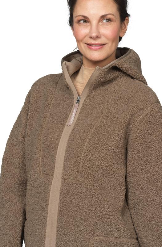 Ilse Jacobsen Bonded PIle Jacket - Greige