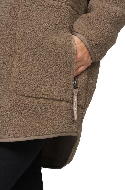 Ilse Jacobsen Bonded PIle Jacket - Greige