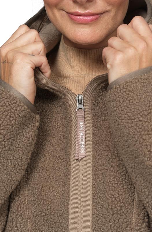 Ilse Jacobsen Bonded PIle Jacket - Greige