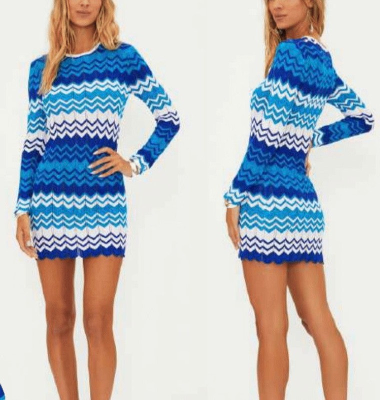 Beach Riot Shea Dress - Antibes Chevron