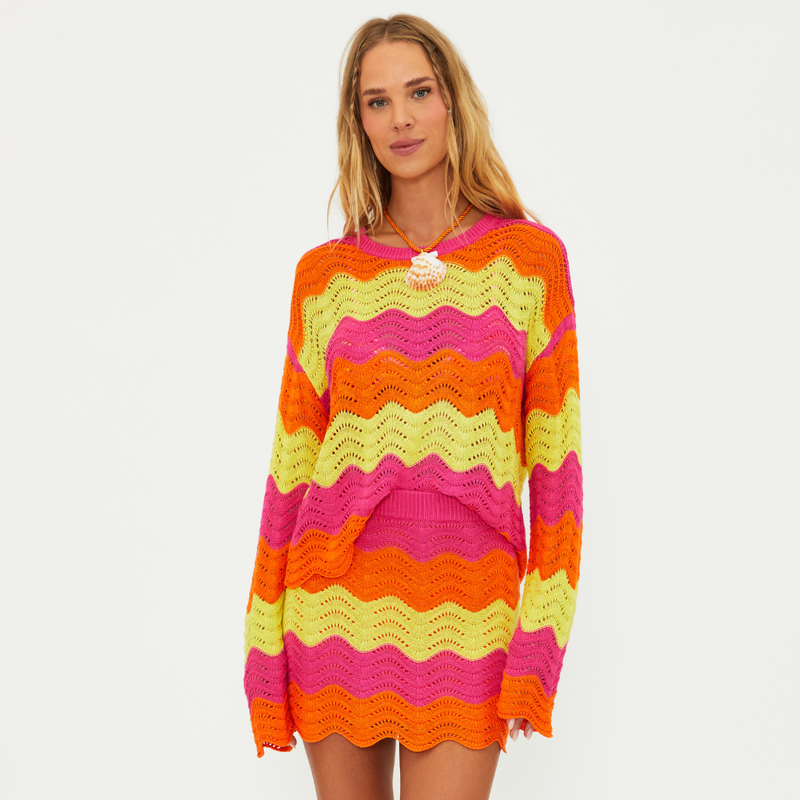 Beach Riot Beach Sweater - Soleil wave