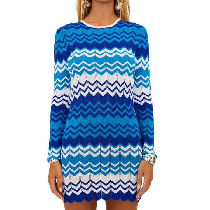 Beach Riot Shea Dress - Antibes Chevron